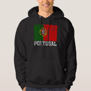 Portugiesische Flagge Pride Roots Country Famile Hoodie