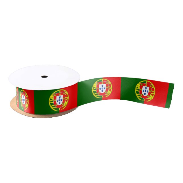 Portugiesische Flagge Satinband (Spule)
