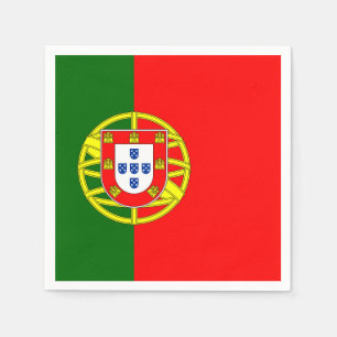 portugiesische Flagge Serviette