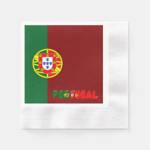 Portugiesische Flagge Serviette