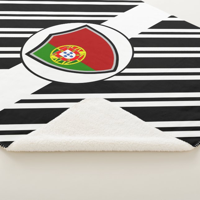 Portugiesische Flagge Sherpadecke (3/4)