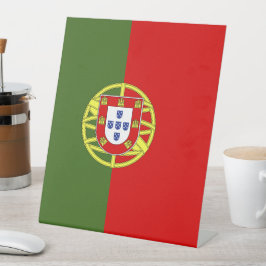Portugiesische Flagge Sockelschild