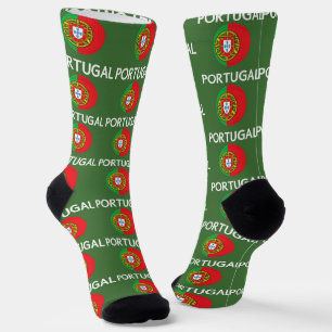 Portugiesische Flagge Socken