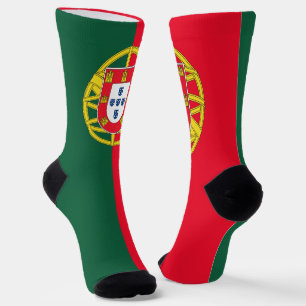 Portugiesische Flagge Socken