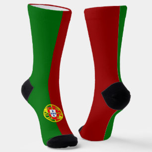 Portugiesische Flagge Socken