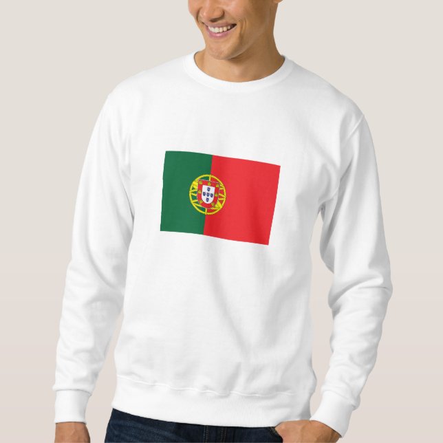 portugiesische Flagge Sweatshirt (Vorderseite)