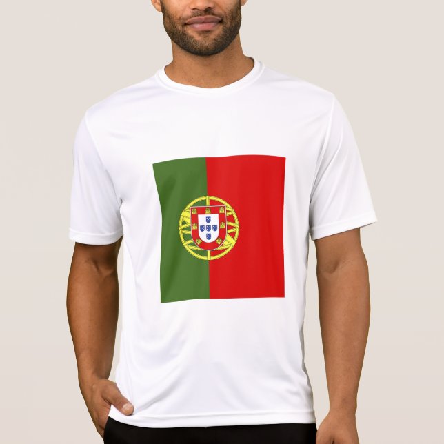 Portugiesische Flagge T-Shirt (Vorderseite)