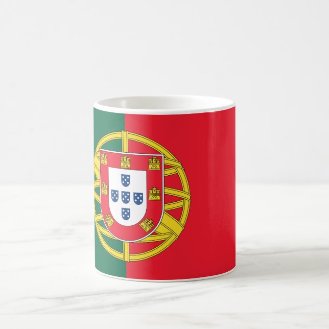 Portugiesische Flagge Tasse (Mittel)