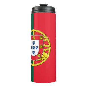 Portugiesische Flagge Thermosbecher