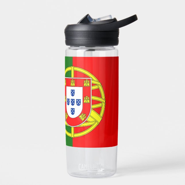 portugiesische Flagge Trinkflasche (Links)