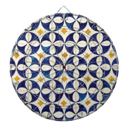 Portugiesische Flies - Azulejo-Muster Dartscheibe