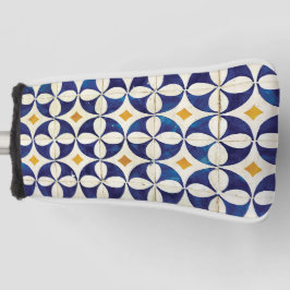Portugiesische Flies - Azulejo-Muster Golf Headcover