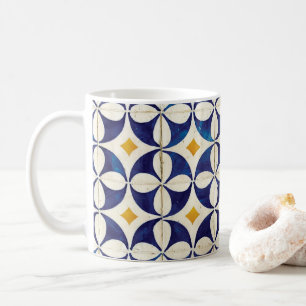 Portugiesische Flies - Azulejo-Muster Kaffeetasse