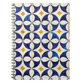 Portugiesische Flies - Azulejo-Muster Notizblock