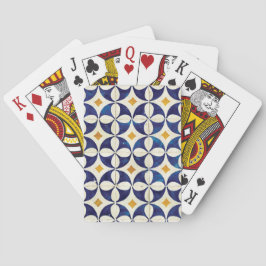 Portugiesische Flies - Azulejo-Muster Spielkarten