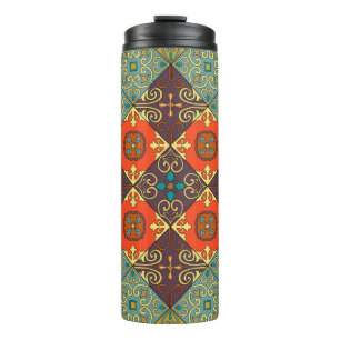 Portugiesische Flies Talavera Style Muster Thermosbecher