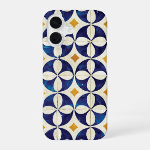 Portugiesische Fliesen - Azulejo-Musterdesign iPhone 16 Hülle