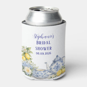 Portugiesische Fliesen Blau Mediterrane Hochzeitsd Dosenkühler