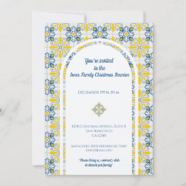 Portugiesische Fliesen für die Weihnachtszeit-Wied Einladung