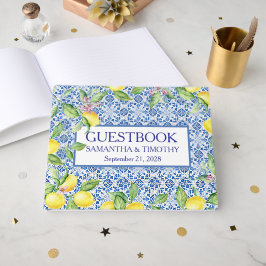 Portugiesische Fliesen Lemon Destination Elegante  Gästebuch