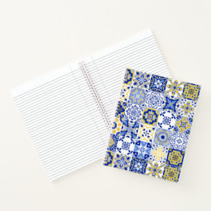 Portugiesische Fliesenmuster Notizbuch