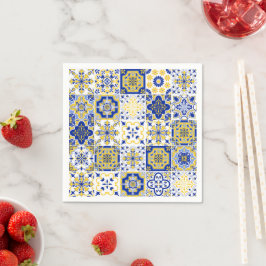 Portugiesische Fliesenmuster  Serviette
