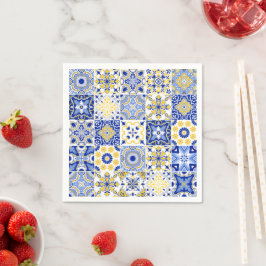 Portugiesische Fliesenmuster  Serviette