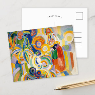 Portugiesische Frau   Robert Delaunay Postkarte