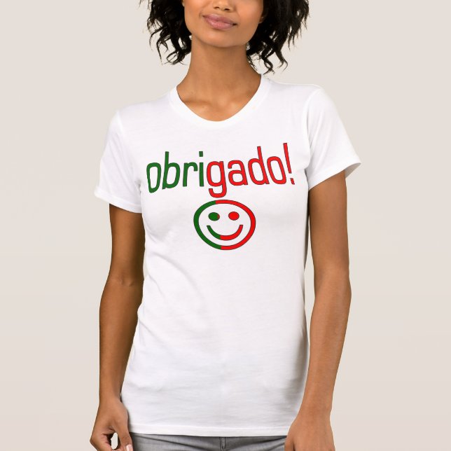 Portugiesische Geschenke danken, die Ihnen, T-Shirt (Vorderseite)