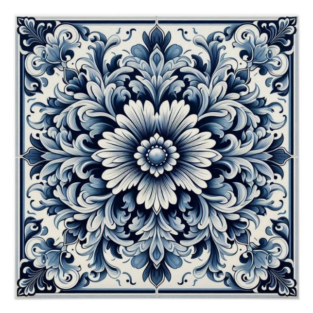 Portugiesische Gestaltung Poster (Vorderseite)