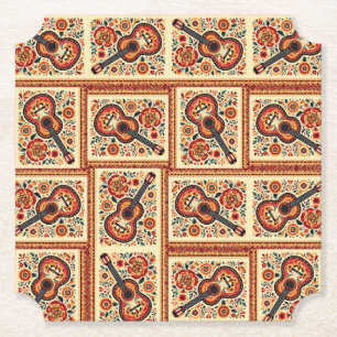 Portugiesische Gitarren Untersetzer