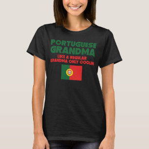 Portugiesische Großmutter wie ein regelmäßiges T-Shirt
