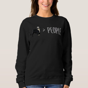 Portugiesische Hunde sind größer als Menschen Sweatshirt