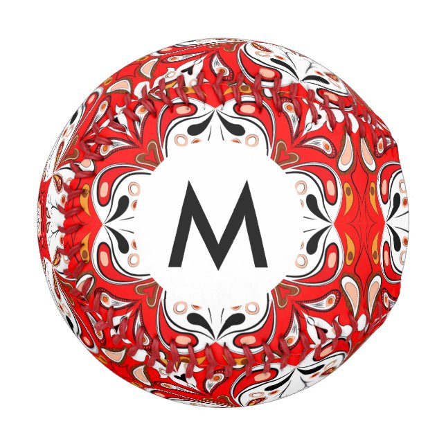 Portugiesische Keramik - Muster Baseball (Vorderseite Links)