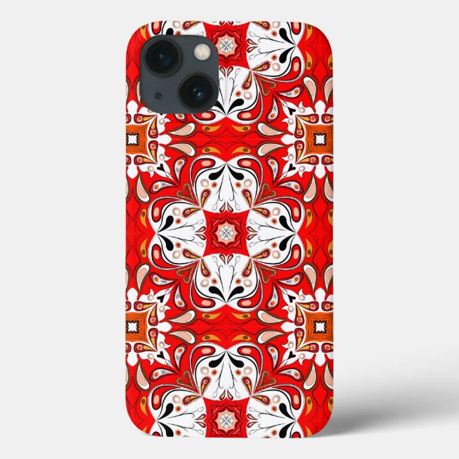 Portugiesische Keramik - Muster Case-Mate iPhone Hülle (Rückseite)