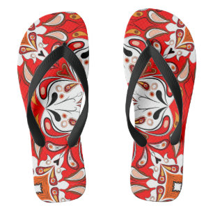 Portugiesische Keramik-Muster Flip Flops