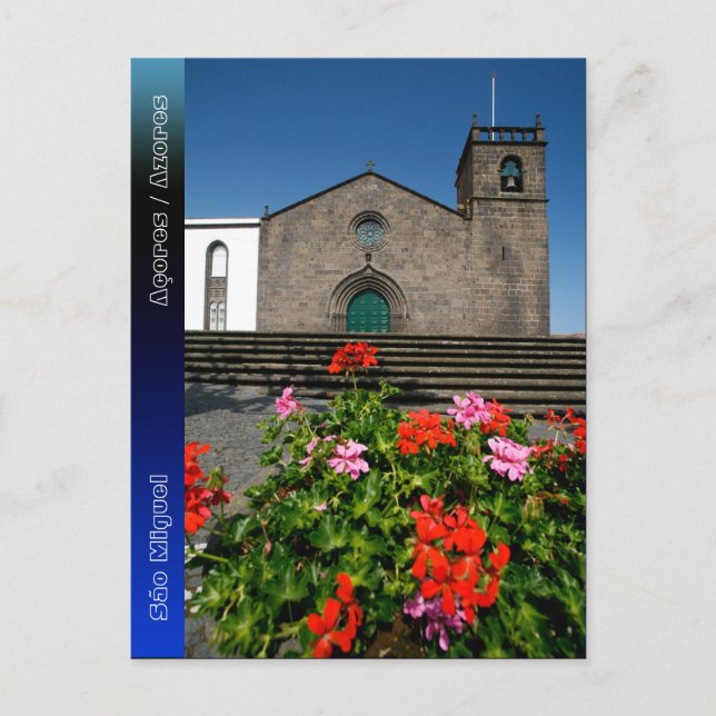 Portugiesische Kirche Postkarte (Vorderseite)
