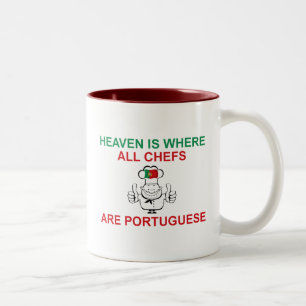 Portugiesische Köche Zweifarbige Tasse