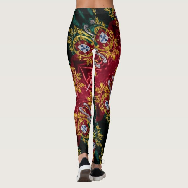 Portugiesische Kultur-Leggings Leggings (Rückseite)