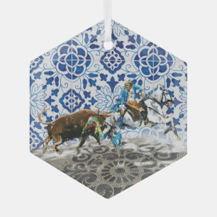 Portugiesische Kunst der Azoren Ornament Aus Glas