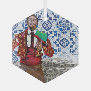 Portugiesische Kunst der Azoren Ornament Aus Glas