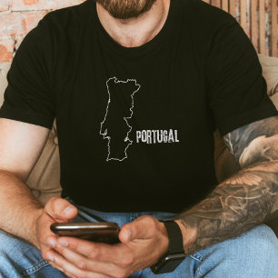 Portugiesische Länderkarte T-Shirt
