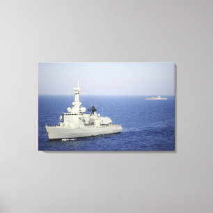 Portugiesische Marine-Fregatte NRP Bartolomeu Dias Leinwanddruck