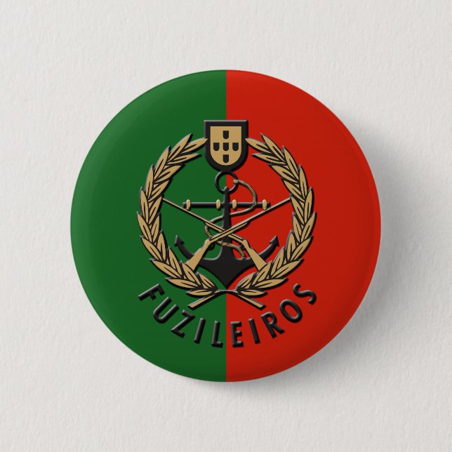 Portugiesische Marine "Fuzileiros" Button (Vorderseite)