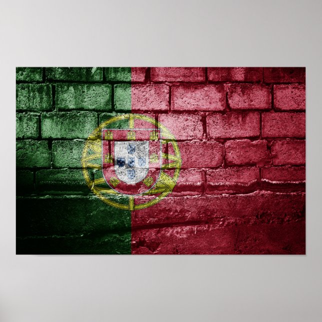 Portugiesische Mauer Poster (Vorne)