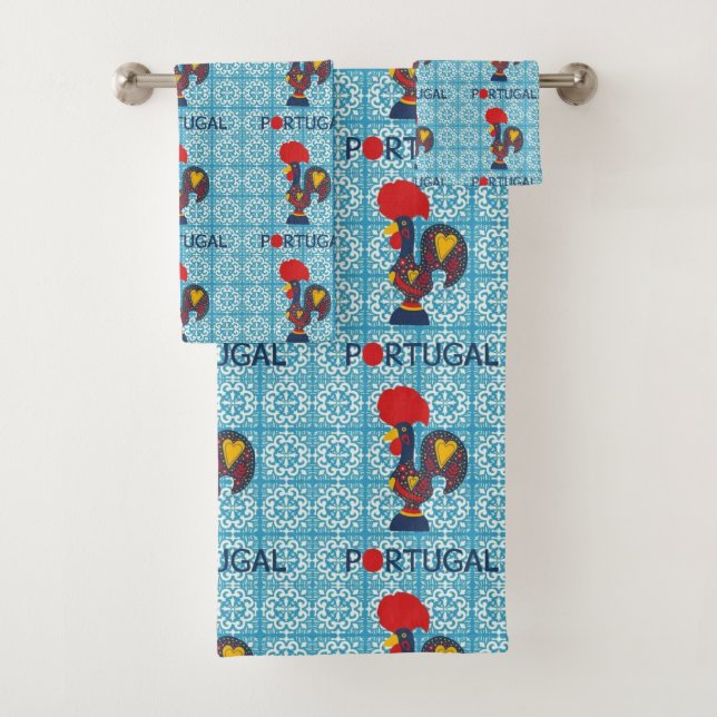 Portugiesische Muster Badhandtuch Set (Insitu)