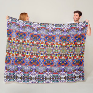 Portugiesische Muster Fleecedecke