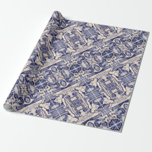Portugiesische Muster Geschenkpapier