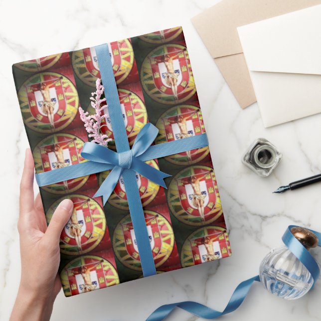 Portugiesische Muster Geschenkpapier (Schenken)