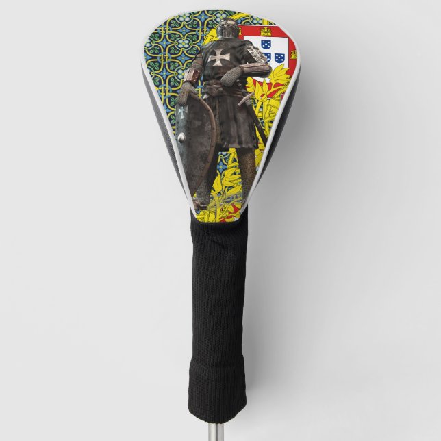 Portugiesische Muster Golf Headcover (Vorderseite)